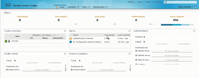 cisco ISE 1.2 GUI